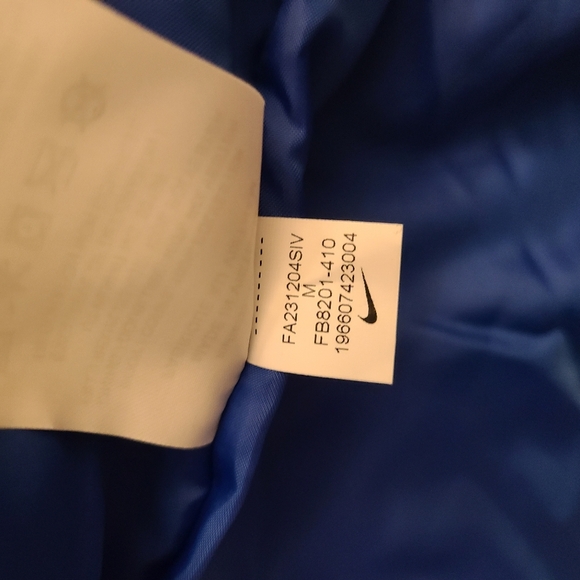 Nike Therma-Fit Men's Medium Blue & Navy USA Hockey Puffy Vest - Picture 12 of 16